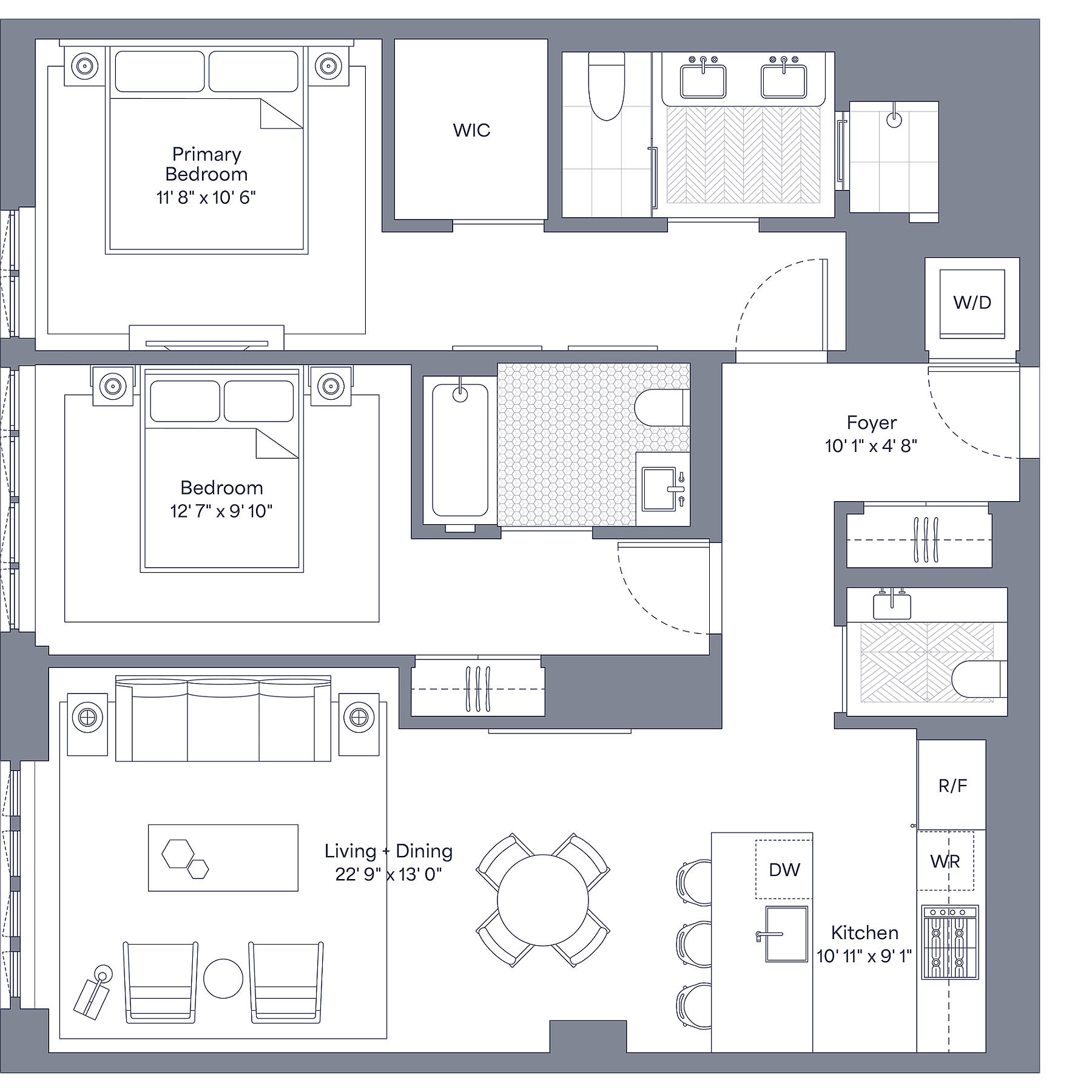 96 Broadway Floor Plan 17 22 E