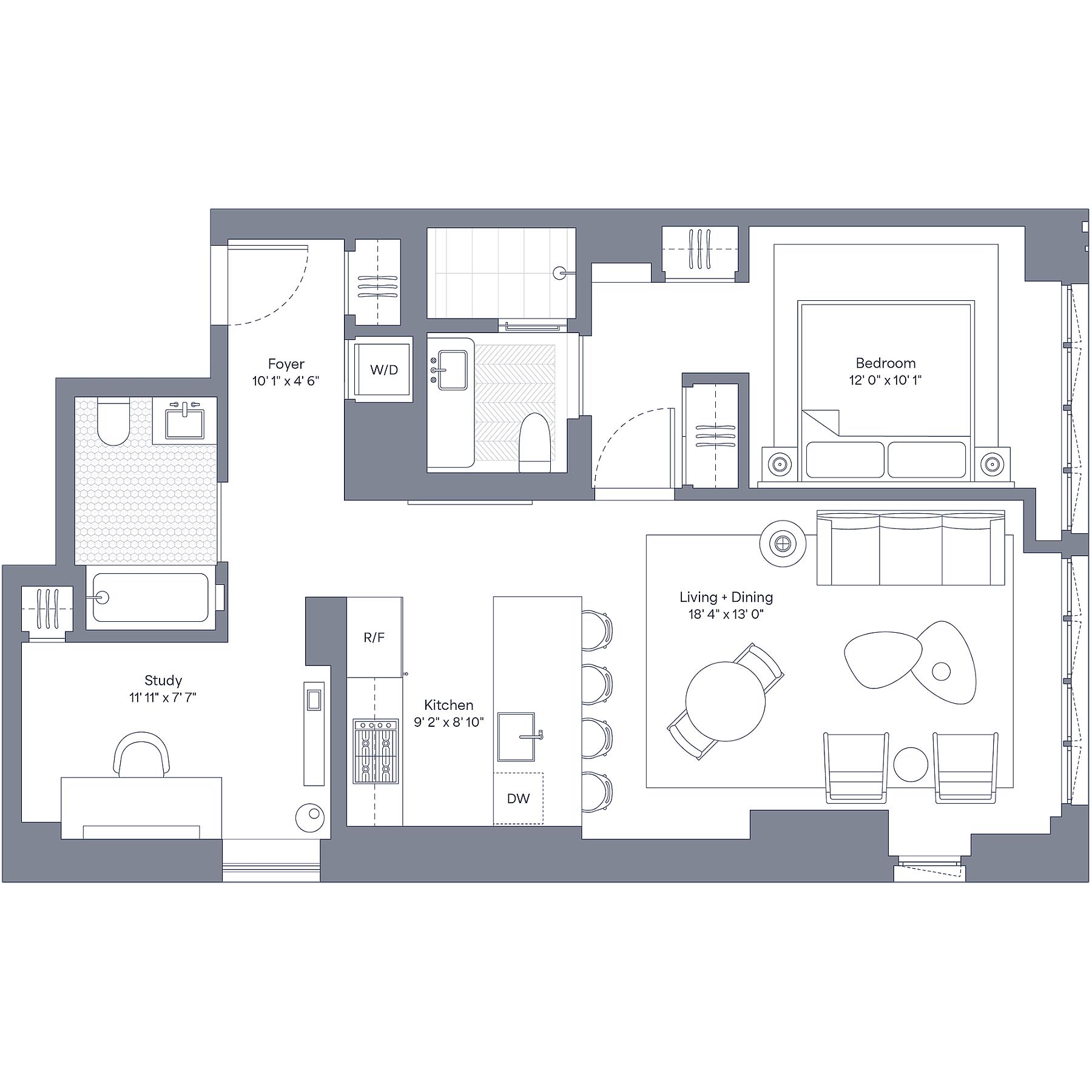 96 Broadway Floor Plan 4 5 F