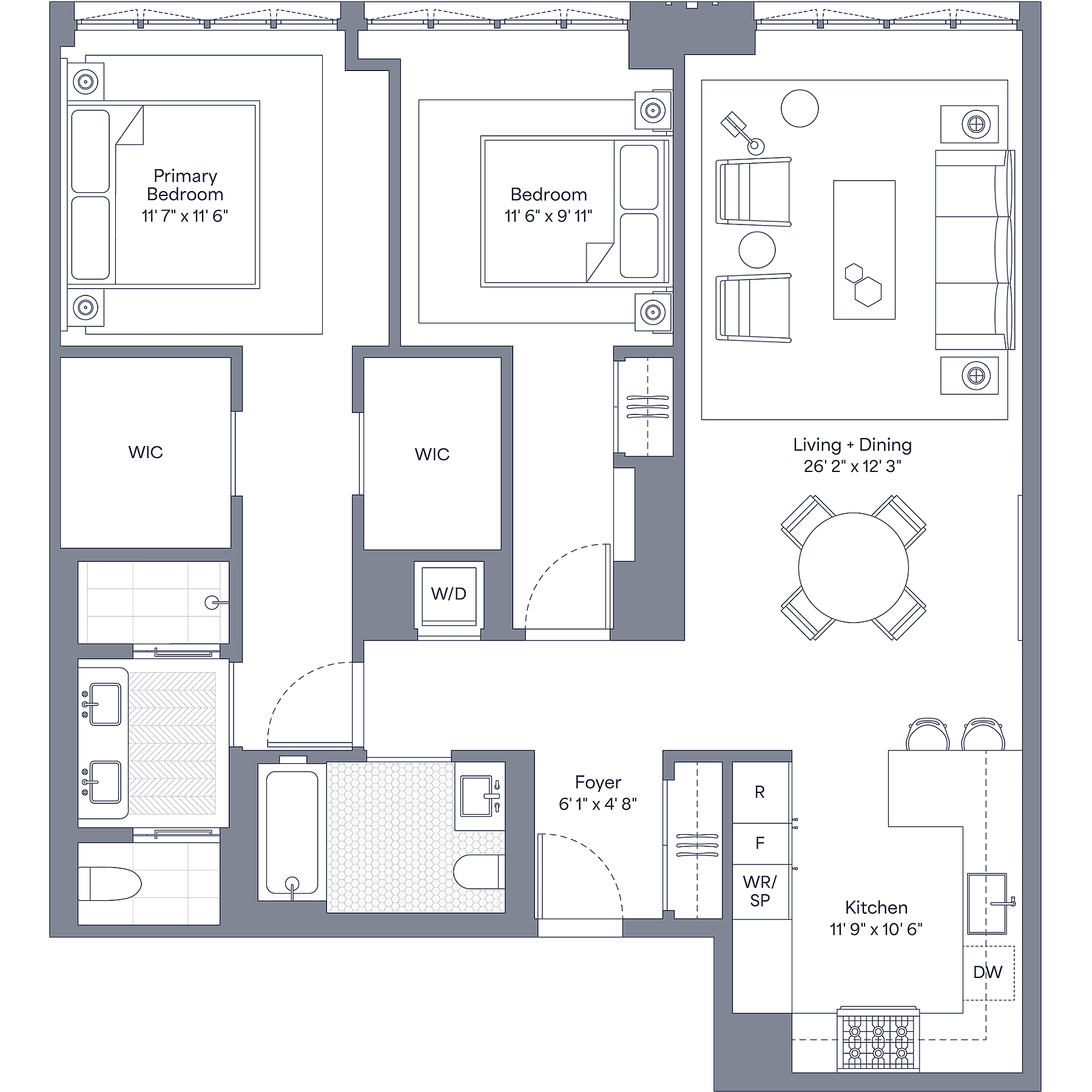 96 Broadway Floor Plan 8 16 B